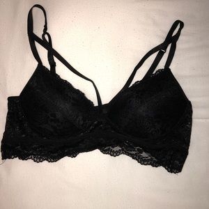 Lace Black Bralette with Padding